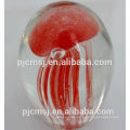 color ful crystal medusa crystal ball ,glass ball with animal for gift favor